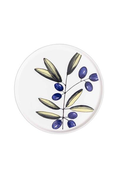 The Mia Olivos Footed Serving Plate 10X26 cm