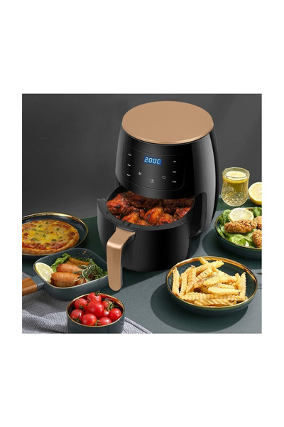 Generic Silvercrest 6L Digital Air Fryer – Smart Touch Panel, 8 Preset Programs, 2400W/1400W