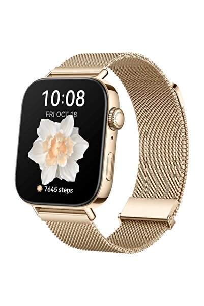 Huawei Smartwatch Watch Fit 3, Gold Body, Gold Milanese Strap