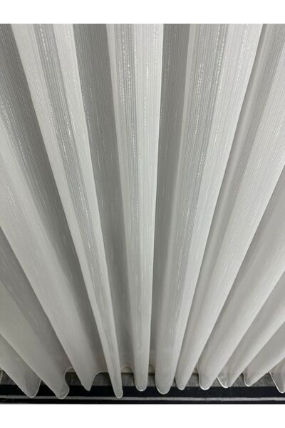 Suradesign Yeni Sezon Bambu Şantuk Sık Pileli Tül Perde EnxBoy