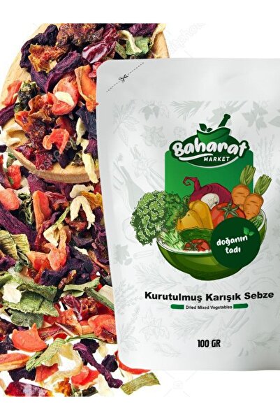 Genel Markalar Glutensiz Yerli Üretim Sebze Kurusu Karışımı 100 GR Yerli Üretim Katkısız -Doğal Çorbalık ,Pilavlık