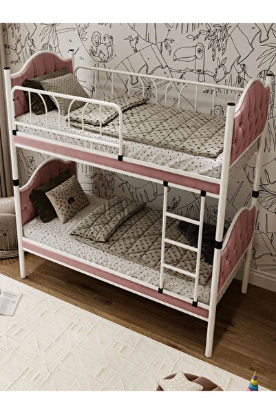 Avensis Argimo Melis Genç Çocuk Odası Metal Ranza ve Karyola 90 x 200