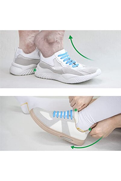 General Store Set of 2 Elastic Silicone Shoelaces, NO TOUCH function for sports shoes, SA&SO General Store®, A