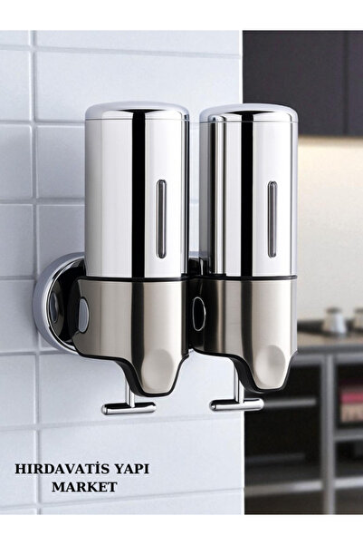 HIRDAVATİS YAPI MARKET 2*500mL Krom Sabun, Duş Jeli, Şampuan Kullanımına Uygu...