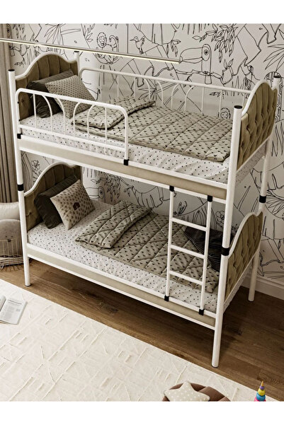 Avensis Argimo Melis Genç Çocuk Odası Metal Ranza ve Karyola 90 x 200