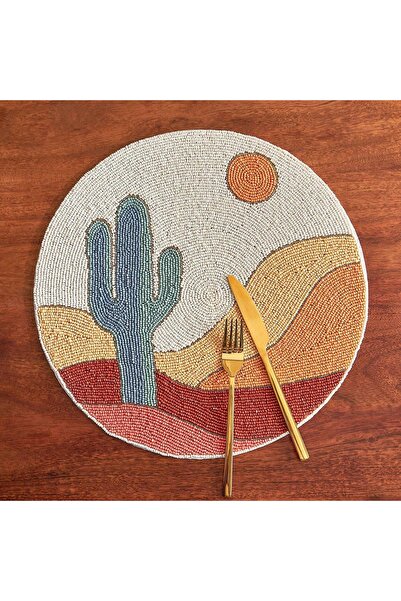 Generic Desert Elegance Dunes Beaded Placemat