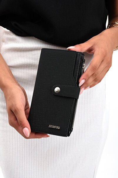 Just Polo JP Original Just Polo Coin Zipper Vertical Multi-Compartment Women's Wallet Handheld Portfolio 19*10 cm