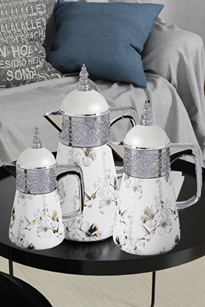 Generic طقم ترامس قهوة وشاي 1 لتر / 700 مل /500 مل