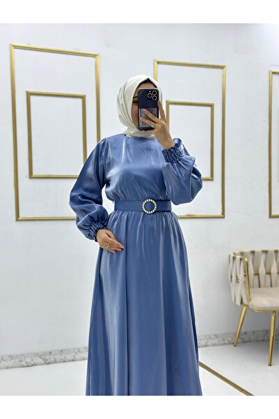 Moda Krash ROCHIE SATIN CU BELTĂ CAZĂTORĂ