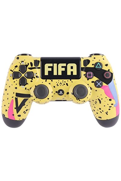 Doreka PS4 DualShock 4 V2 ZCT2 Kablosuz Oyun Kolu Sarıfifa
