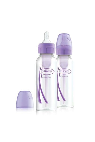 dr browns Set 2 biberonuri Dr. Brown's Options Plus, 0-3 luni, 250ml, Violet