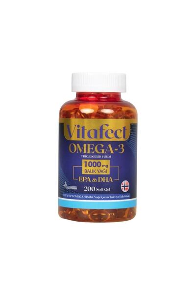 Efekt Pharma Vitafect Omega 3 1000 MG 200 Softgel