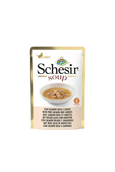 Schesir طعام القطط الرطب - تونة مع دجاج وجمبري - (الحد الأدنى للطلب 50 جم - 3...