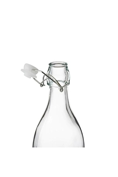 ORIAN زجاجة زجاجية بغطاء ضغط، تصميم دجاجة