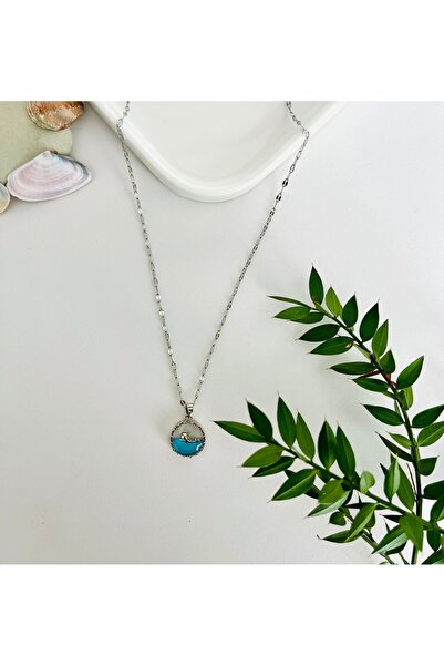 Fynbos Stainless Tarnish Free 316L Steel Dolphin Silver Necklace