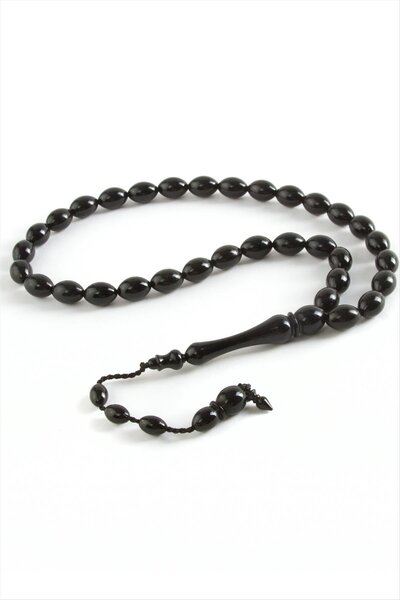 Ronanna مسبحة صلاة بلاستيكية على شكل زيتون 8*11 ملم