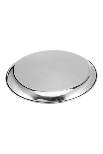 Bisbell Stainless Steel Round Plate 21CM – Dinner Plate,Food Serving Plate (Size 9),BB2020