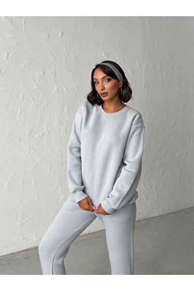 KAPHONE Women's 0 Collar 3 Thread Tracksuit Set