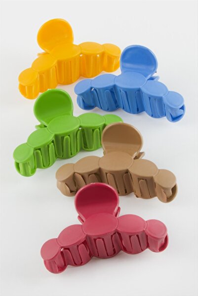 Ayena Moda مشبك ملابس دائري ملون 8 سم