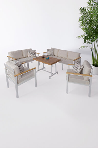 neokas Metal Balkon Seti, Bahçe Takımı, Kafe Koltuğu, Bekleme Alanı Koltuğu, ...