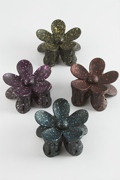 Okyanuss Accessories Брошка „Мандала“ в цветовете на цветята, 8 см