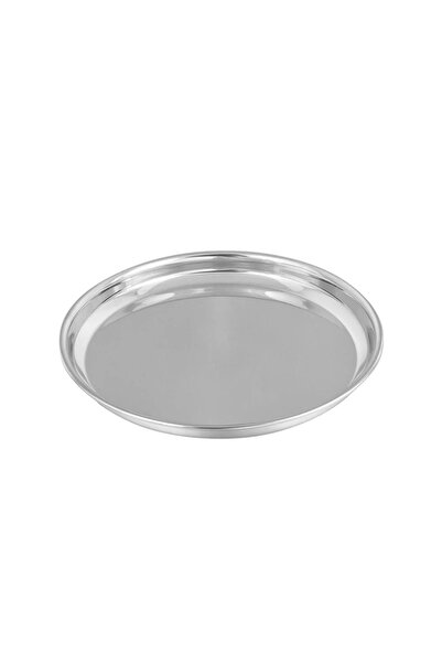 Bisbell Stainless Steel Beeding Thali 22CM, Round Dinner Plate,Serving Plate,Thali 10,BB2016