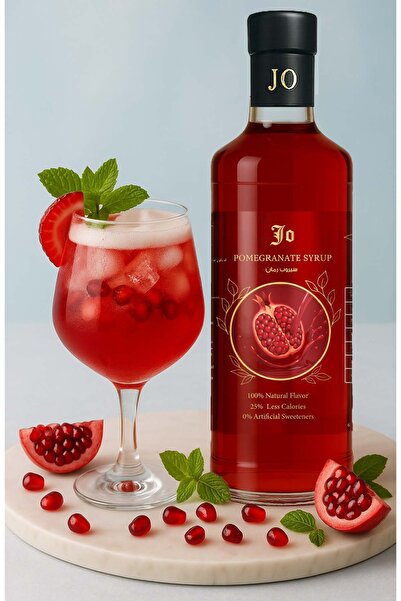 jo drinks Pomegranate syrup