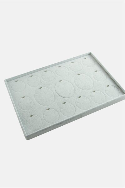 fantastik store 17 Pieces Anfora Fabric Horizontal Pedestal Necklace Stand