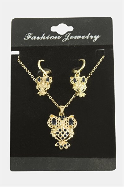 TakÇalıştır مجموعة قلادة زيركون مرصّع بالأحجار قطعة بتصميم أنيق