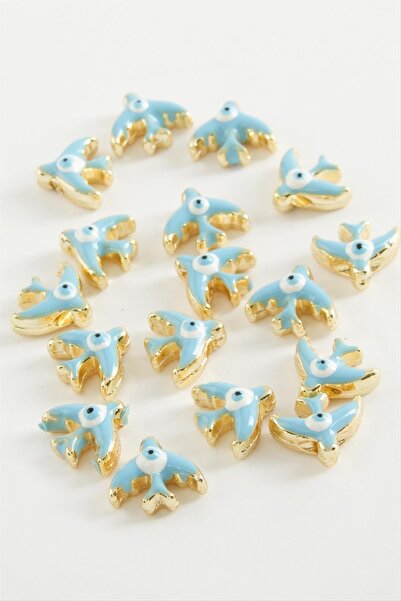 teknodayım MSA-SHOP قطعة واحدة من سوار وقلادة مطلية بالمينا على شكل طائر العن...