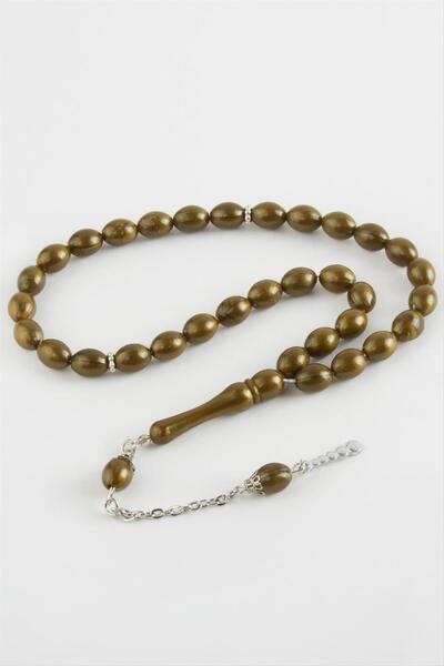 TakÇalıştır مسبحة صلاة بلاستيكية على شكل زيتون 8*11 ملم