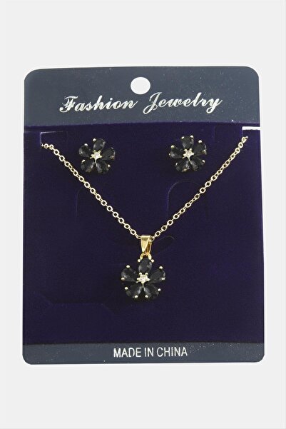 Ronanna مجموعة قلادة من حجر الزركون من باباتيا