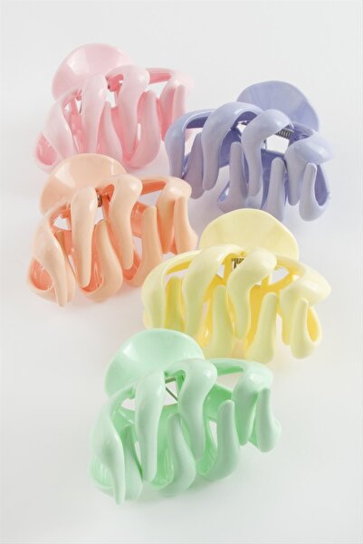 Ayena Moda مشبك ملابس ملون 8 سم