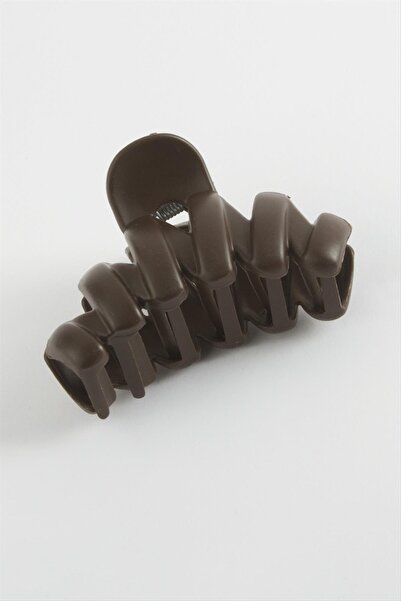 Ayena Moda مشبك مزلاج ملون متعرج 8 سم