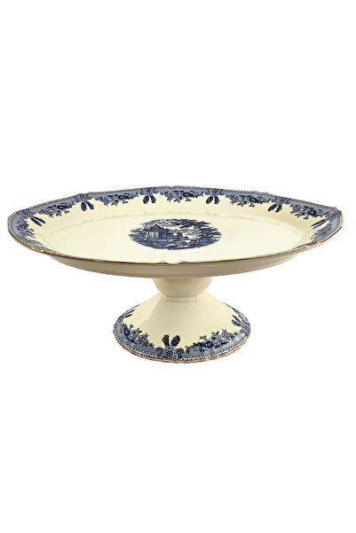 Lucky Art حامل عرض بيضاوي من مارغريت نيو بون بارتفاع 35 سم