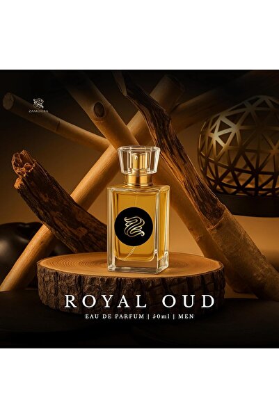 zamoora Royal Oud Eau De Parfum 50ml –Long Lasting Spicy Oud Perfume for Men –Luxury Arabic Fragrance Spray