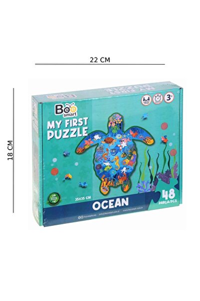 hak-iş oyuncak Smart My First Puzzle Ocean 48 Parça Eğitici Puzzle