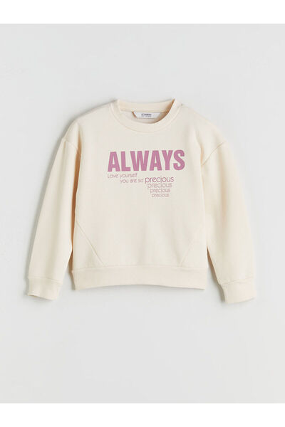 LC Waikiki Swea pentru fete Özmarka New Season guler rotund tricou