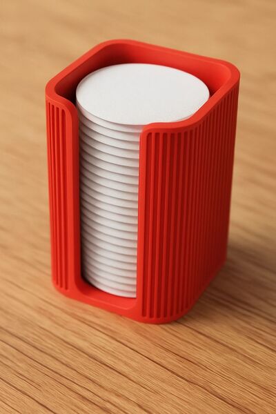 Vescarri علبة قطن للمكياج