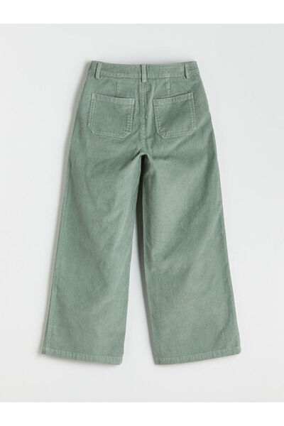 LC Waikiki Peak Yeni Sezon Wideleg Kız Çocuk Kadife Pantolon