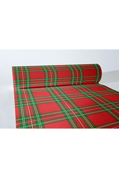 Mank Traversă de masă Linclass - Charles (roșu-verde în carouri) / 40 cm x 24...