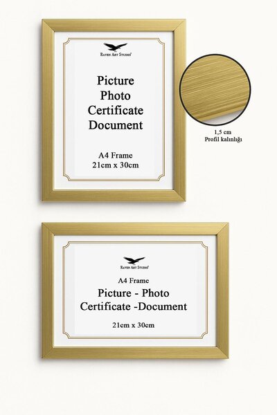 Raven Art Studio Ermitaj A4 Ebat 21cm x 30cm Resim Fotoğraf Belge Poster Evra...