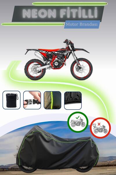 Cemku Cool غطاء محرك متوافق مع نيون فيتيلي بيتا RR 4T 125 إندورو باللون الأسود