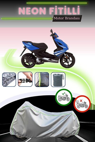 Cemku Cool قماش دراجة نارية متوافق مع ياماها ايروكس 100 من نوع Gray Lock Comp...