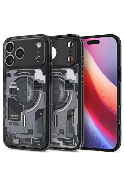 Spigen غطاء حماية رفيع لهاتف iPhone 17 Pro Max مزود بتقنية MagSafe Ultra Hybr...