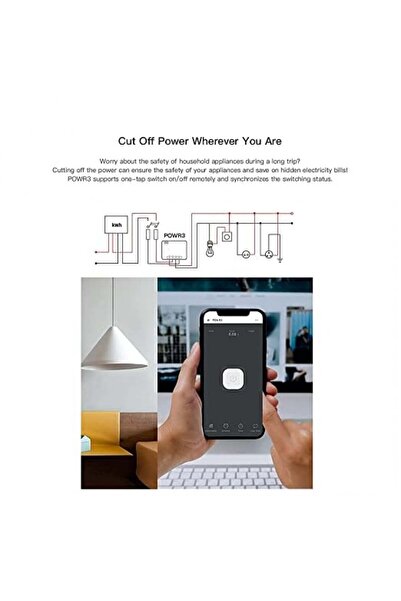 Sonoff مفتاح ذكي عالي الطاقة لتشغيل/إيقاف التشغيل