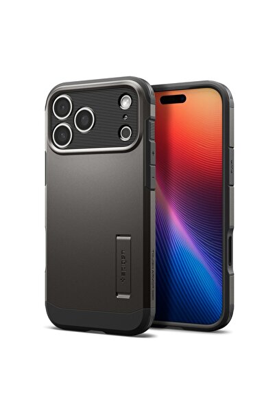 Spigen حافظة آيفون 17 برو ماكس ماج سيف تاف أرمور آي تي غطاء معدني مع حامل ماج...