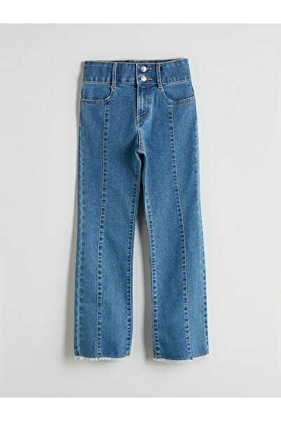 LC Waikiki Indigo Waist Elastic Girl's Jean Trousers