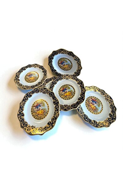 Zuccara Maison Romantik Desenli 6’lı Porselen Tabak Takımı
