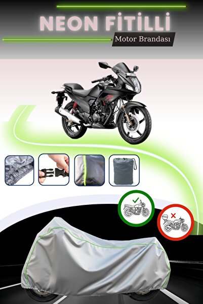 Cemku Cool حقيبة خلفية رمادية نيون قماش مجدّل وقماش محرك متوافق مع هيرو كاريزما